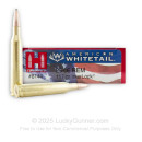 Premium 25-06 Ammo For Sale - 117 Grain InterLock Ammunition in Stock by Hornady American Whitetail - 20 Rounds