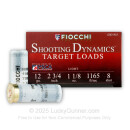 Cheap 12 Gauge Ammo For Sale - 2-3/4" 1-1/8" #8 Shot Ammunition in Stock by Fiocchi Shooting Dynamics - 25 Rounds