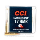 17 HMR Ammo For Sale - 20 gr JSP - CCI Gamepoint Ammunition In Stock - 50 Rounds