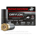 Cheap 12 Gauge Ammo for Sale - 3" Drylock Super Steel #2 Shot Ammunition in Stock by Winchester - 25 Rounds