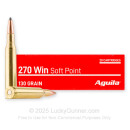 Aguila 270 Ammo For Sale - 130 Grain SP - 20 Rounds