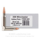 Underwood 308 Ammo For Sale - 168 Grain HPBT - 20 Rounds