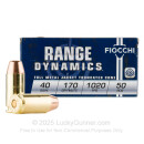Cheap 40 Cal Ammo For Sale - 170 gr FMJ-FN Fiocchi Ammunition