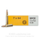 Cheap 7x64mm Brenneke Ammo For Sale - 173 Grain SPCE Ammunition in Stock by Sellier & Bellot - 20 Rounds