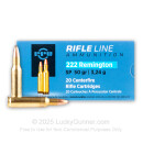 222 Rem Ammo For Sale - 50 gr SP Ammunition In Stock by Prvi Partizan