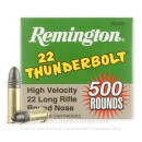22 LR Ammo For Sale - 40 gr LRN - Remington Thunderbolt Ammunition In Stock - 500 Rounds
