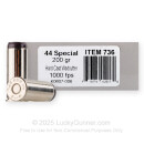 Underwood 44 Special Ammo For Sale - 200 Grain Hard Cast Wadcutter - 20 Rounds