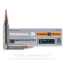 Federal Fusion Tipped 7mm Backcountry Ammo For Sale - 175 Grain Bonded Polymer Tip - 20 Rounds