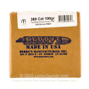 Berry's 380 Cal Plated Bullets For Sale - 380 Auto 100 gr RNFB