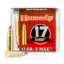 17 HMR Ammo For Sale - 17 gr V-MAX - Hornady Varmint Express Ammunition In Stock - 50 Rounds