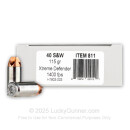 Premium 40 S&W Ammo For Sale - 115 Grain Xtreme Defender Ammunition in Stock by Underwood - 20 Rounds