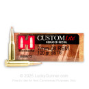 7mm-08 Ammo - Hornady Custom Lite 120 Grain JHP - 20 Rounds