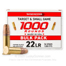Winchester USA 22 LR Ammo For Sale - 36 Grain CPHP - 2000 Rounds