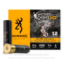Cheap 12 Gauge Ammo For Sale - 3” 1-1/2oz. #2 Steel Shot Ammunition in Stock by Browning Wicked Wing XD - 25 Rounds