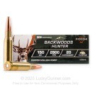 Fiocchi Backwoods Hunter 308 Ammo For Sale - 150 Grain CHP - 20 Rounds