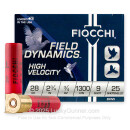 Cheap 28 Gauge Ammo For Sale - 2-3/4” 3/4oz. #9 Shot Ammunition in Stock by Fiocchi - 25 Rounds