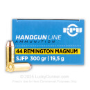 44 Magnum Ammo For Sale - 300 gr SJSP Prvi Partizan Ammunition In Stock