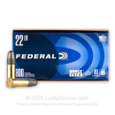 Cheap 22 LR Ammo For Sale - 40 Grain LRN Ammunition in Stock by Federal Champion - 800 Rounds