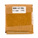 Bulk 9mm Bullets For Sale - 147 Grain FMJ Bullets in Stock by Zero - 500
