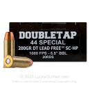 Doubletap 44 Special Ammo For Sale - 200 Grain TAC-XP - 20 Rounds