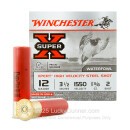 12 Gauge Waterfowl Ammo - Winchester Super-X 3-1/2"  1-3/8 oz #2 Steel Shot - 25 Rounds