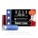 12 Gauge Wounded Warrior Target Ammo - 2-3/4" Lead Shot Target shells - 1-1/8 oz - #8 - Federal Top Gun - 25 Rounds