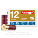 Cheap 12 Gauge Ammo For Sale - 2-3/4” 1-1/8oz. #7.5 Shot Ammunition in Stock by Aguila - 25 Rounds