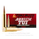Premium 223 Rem Ammo For Sale - 55 Grain Tumble Upon Impact Ammunition in Stock by Fort Scott Munitions - 20 Rounds