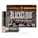 Premium 12 Gauge Ammo For Sale - 3-1/2” 1-1/2oz. #4 Steel Shot Ammunition in Stock by Federal Black Cloud FS - 25 Rounds