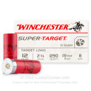 Bulk 12 Gauge Ammo For Sale - 2-3/4” 1oz. #8 Shot Ammunition in Stock by Winchester Super Target - 250 Rounds