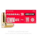 10mm Auto Ammo For Sale - 180 gr FMJ - Federal American Eagle 10mm Ammunition In Stock