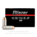 45 Long Colt Ammo - 200 gr JHP  - CCI Ammunition - 50 Rounds