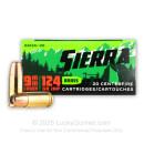 Premium 9mm Ammo For Sale - 124 Grain JHP Ammunition in Stock by Sierra Outdoor Master - 20 Rounds