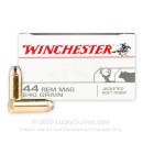 44 Magnum Ammo For Sale - 240 gr JSP Winchester Ammunition In Stock - 50 Rounds