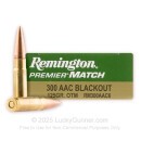 300 AAC Blackout Ammo For Sale - 125 gr OTM - Remington Premier Match Ammo Online