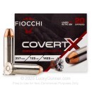Fiocchi CovertX 357 Mag Ammo For Sale - 125 Grain JHP - 20 Rounds