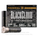 Premium 12 Gauge Ammo For Sale - 3-1/2” 1-1/2oz. #3 Steel Shot Ammunition in Stock by Federal Black Cloud - 25 Rounds
