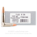 Underwood 7.62x39 Ammo For Sale - 123 Grain Controlled Chaos - 20 Rounds