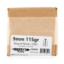 Bulk 9mm Bullets For Sale - 115 Grain RN DS Ammunition in Stock by Berry's - 1000 Count