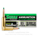 Premium 6.5 Creedmoor Ammo For Sale - 130 Grain Tipped GameKing Ammunition in Stock by Sierra GameChanger - 20 Rounds