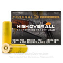 Premium 20 Gauge Ammo For Sale - 2-3/4” 7/8oz. #8 Shot Ammunition in Stock by Federal High Over All - 25 Rounds