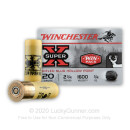 Cheap 20 Gauge Ammo For Sale - 2-3/4" 3/4 oz. Rifled Slug Ammunition in Stock by Winchester Super-X - 15 Rounds