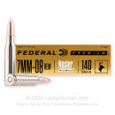 Premium 7mm-08 Rem Ammo For Sale - 140 Grain AccuBond Ammunition in Stock by Federal - 20 Rounds