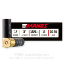 Premium 12 Gauge Ammo For Sale - 3” 15 Pellets 00 Buck Ammunition in Stock by Barnes Defense - 5 Rounds