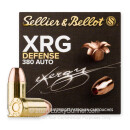 Bulk 380 Auto Ammo For Sale - 77 Grain SCHP Ammunition in Stock by Sellier & Bellot XRG Defense - 1000 Rounds