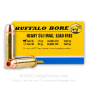 Premium 357 Magnum Ammo For Sale - 125 Grain XPB HP Ammunition in Stock by Buffalo Bore - 20 Rounds