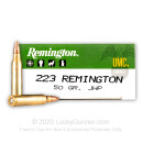 Bulk 223 Rem Ammo For Sale - 50 Grain JHP Ammunition in Stock by Remington UMC - 200 Rounds