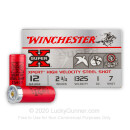 Bulk 12 Gauge Steel Shot - 2-3/4" Steel Shot Target shells - 1 oz - #7 - Winchester Xpert Game and Target - 250 Rounds