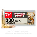 Cheap 300 AAC Blackout Ammo For Sale - 150 Grain SP Ammunition in Stock by Winchester Super-X - 20 Rounds