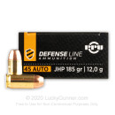 Cheap 45 ACP Ammo For Sale - 185 Grain JHP Ammunition in Stock by Prvi Partizan - 50 Rounds